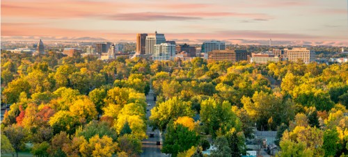 Boise, Idaho skyline