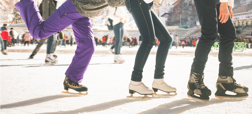 Ice skating in Seattle