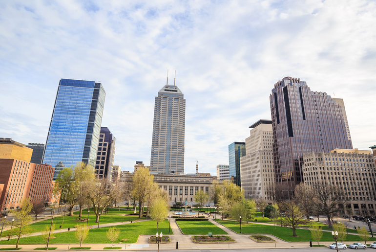 Downtown-Indianapolis-buildings