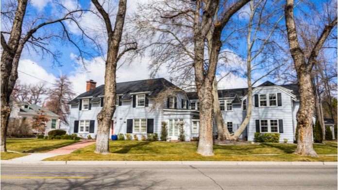 home in a residential Reno neighborhood