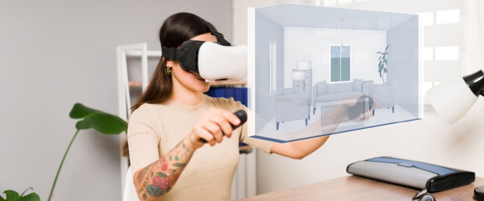 Virtual tours help when renting sight unseen.