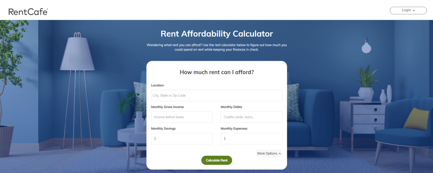 rent affordability calculator rental websites