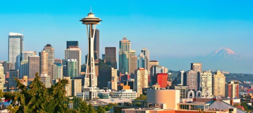 Seattle skyline panorama