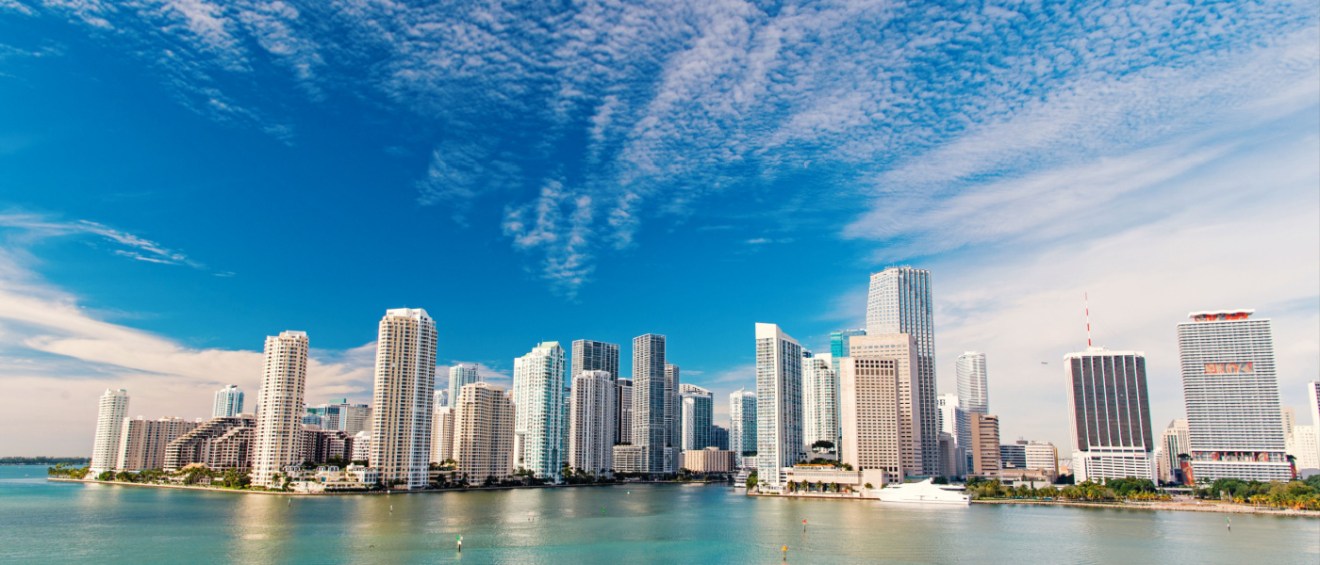 Miami, FL, skyline
