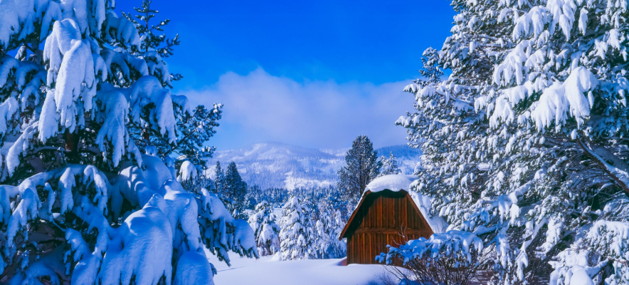 Winter in South Lake Tahoe, CA