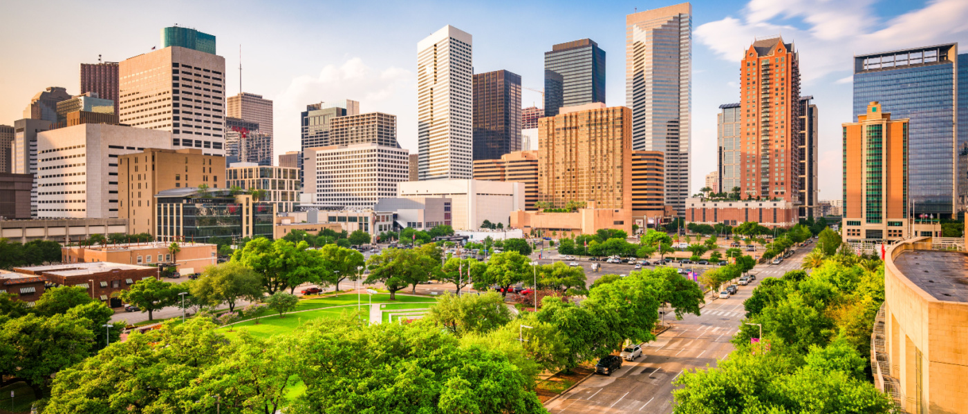 view of a city in texas