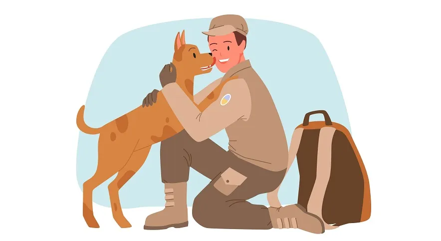 veterans with service pet