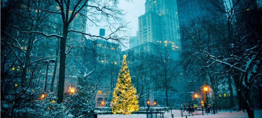 Christmas tree in New York City