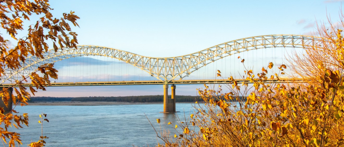 view of bridge in Tennessee
