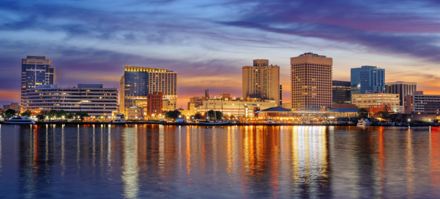 skyline view of Virginia
