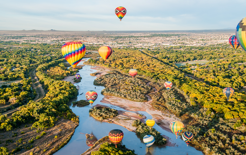 hot air balloon festival abq