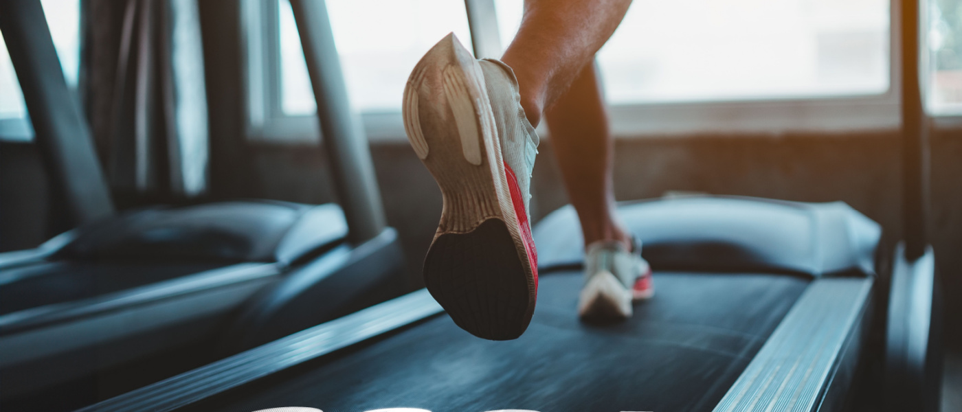 photo of woman running on treadmill 