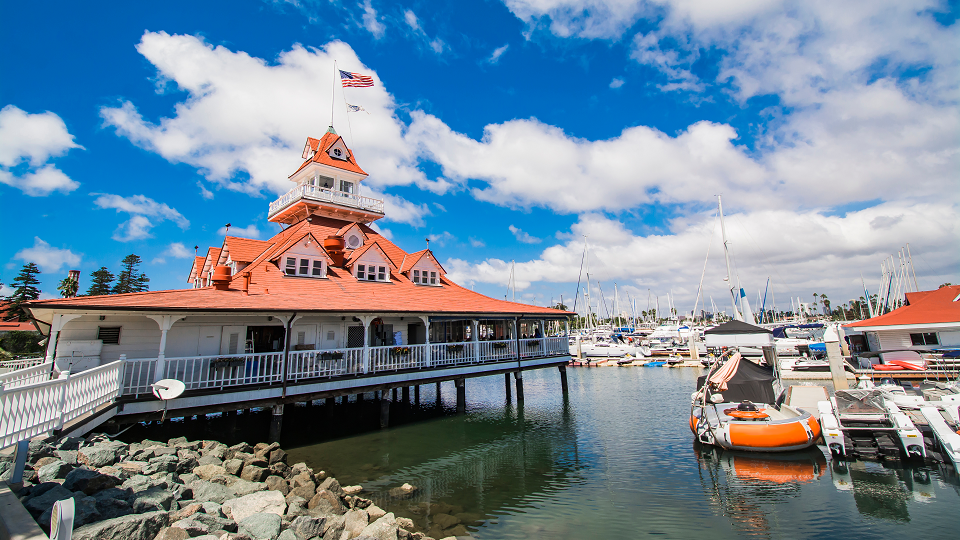 Hotel del Coronado boathouse