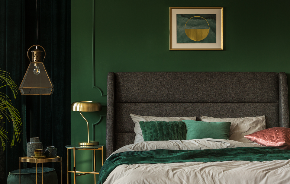 emerald bedroom