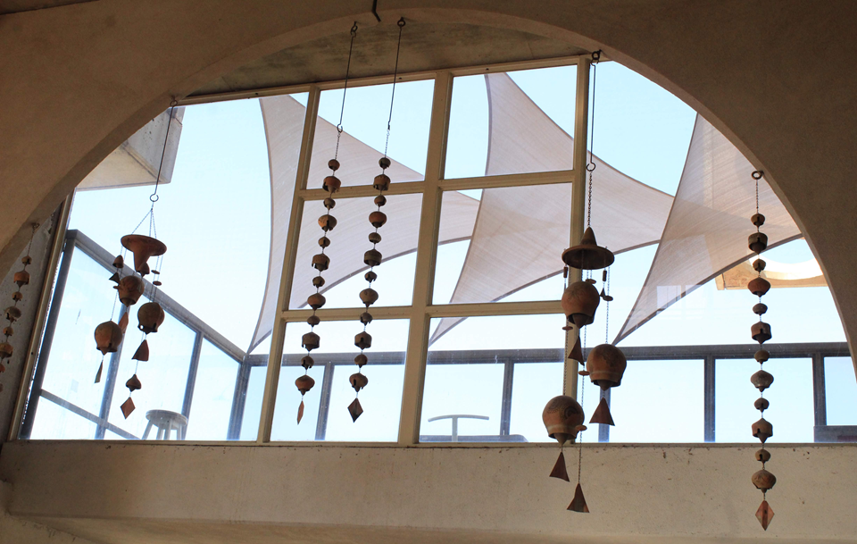 detail in arcosanti arizona