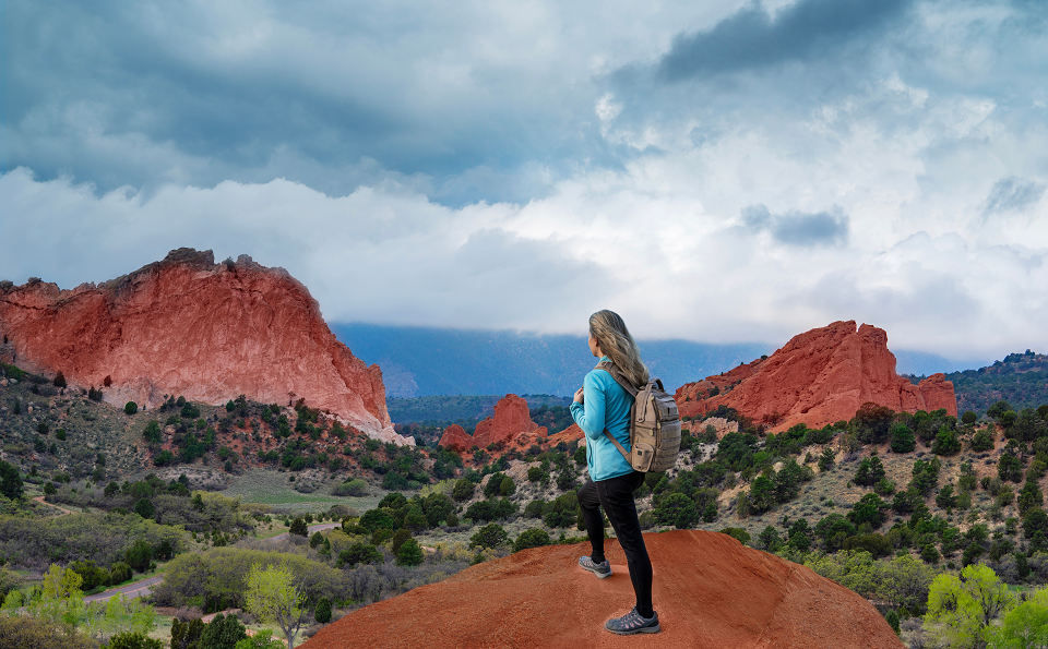 overlooking colorado springs