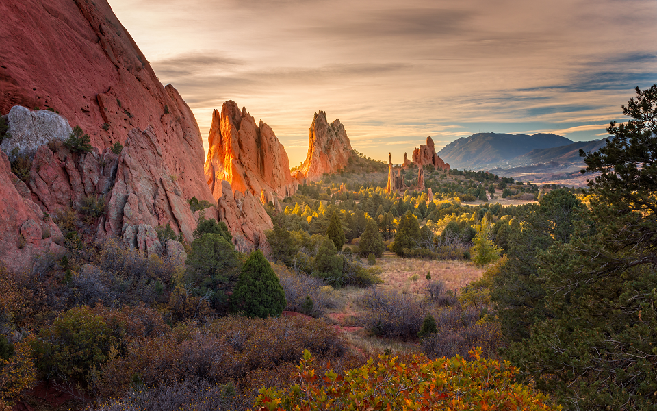 view of garden of the gods colorado springs
