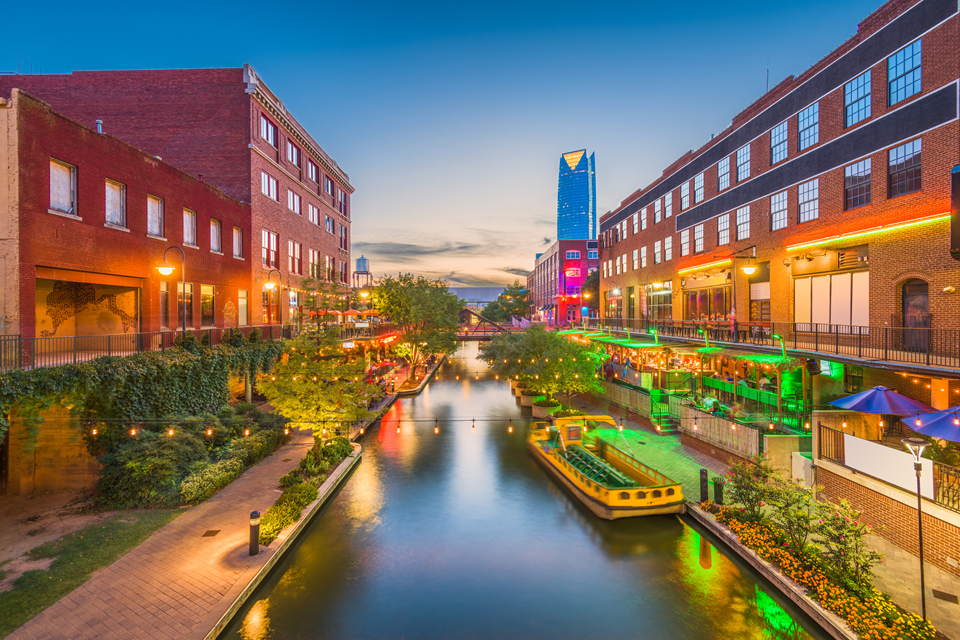 bricktown canal in oklahoma city