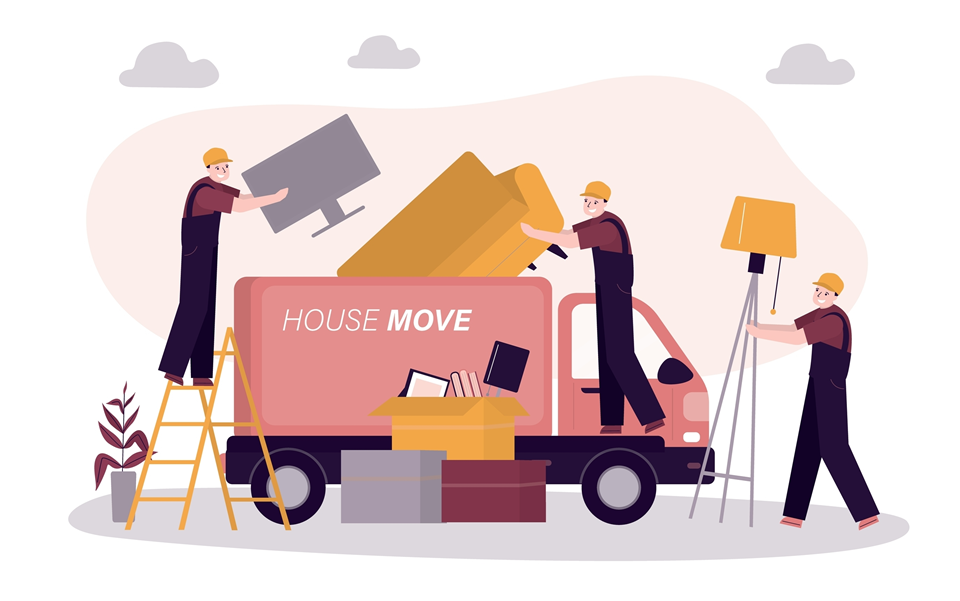 moving company illustration