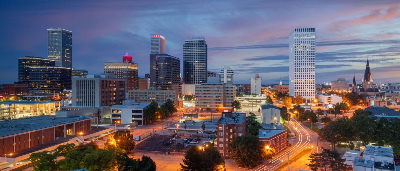 skyline of Tulsa Oklahoma