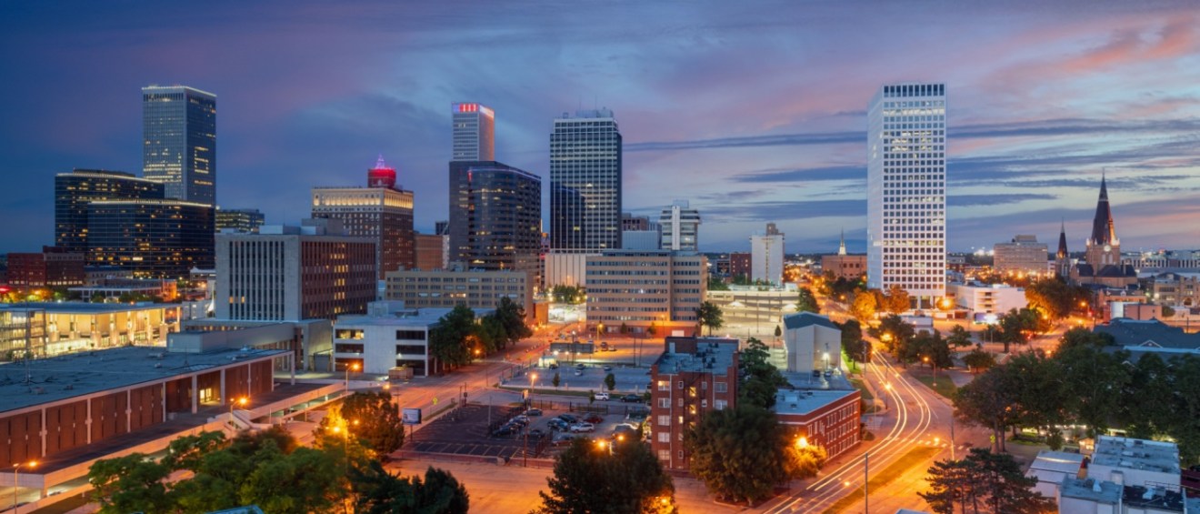 skyline of Tulsa Oklahoma