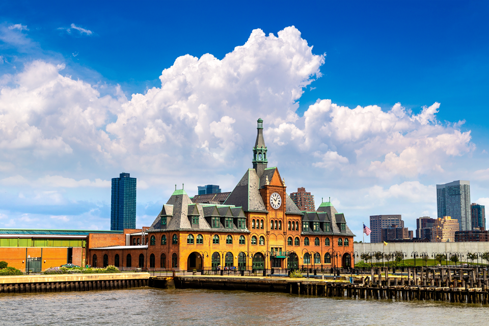 central railroad terminal in jersey city
