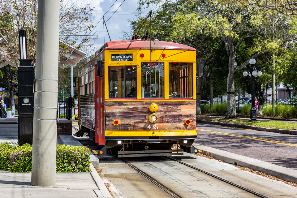 streetcar in ybor city tampa