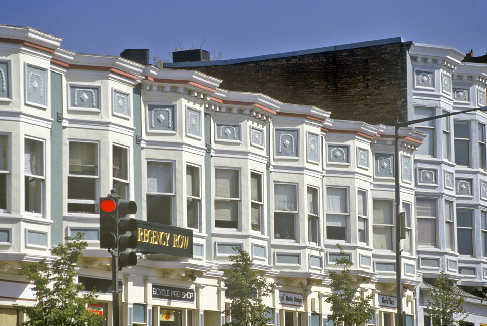 stores in rowhouses in georgetown washington dc