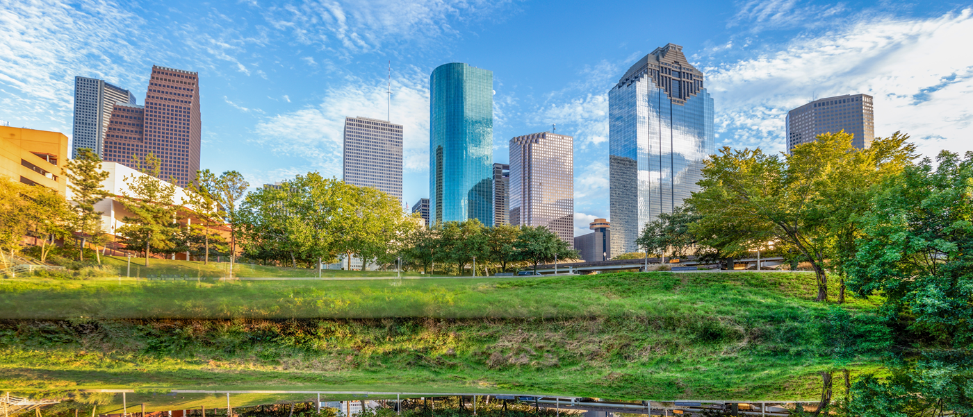 view of downtown houston