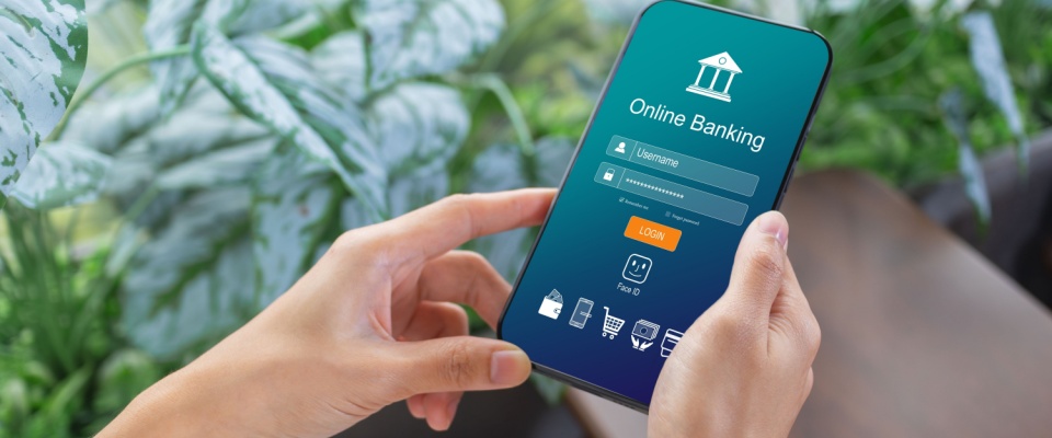 Woman's hand using a mobile phone for digital wallet transactions, connecting to mobile banking and online finance for e-commerce, smart payments, and financial management.