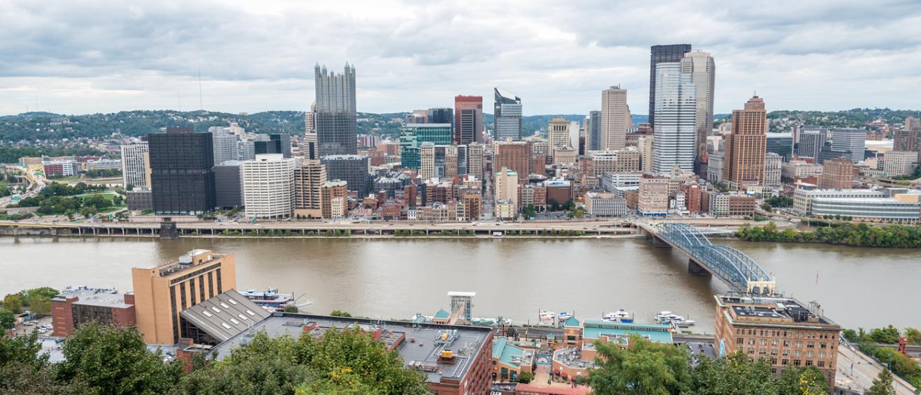 view of downtown pittsburgh