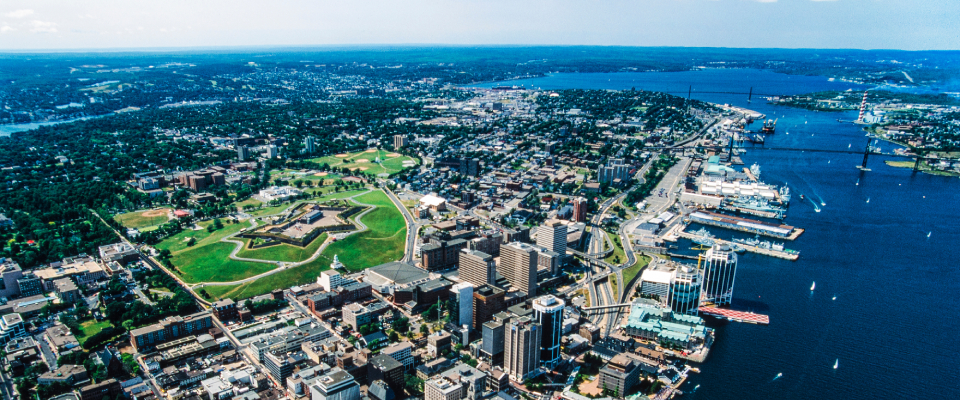 A shot of Halifax, NS, the 5th most in-demand city for renter interest in Canada in 2025's second quarter.