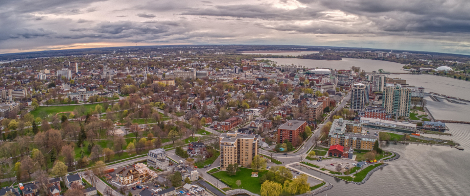 A shot of Kingston, ON, the 3rd most in-demand city for renter interest in Canada in 2025's second quarter.