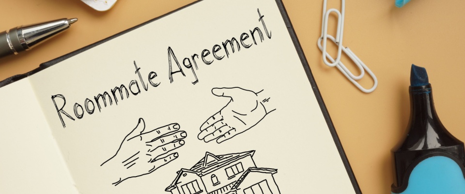 A roommate agreement can help in your first college apartment.