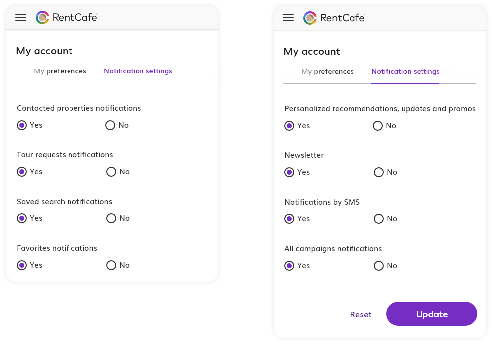 Visual showing the new features implemented in this month's updates.