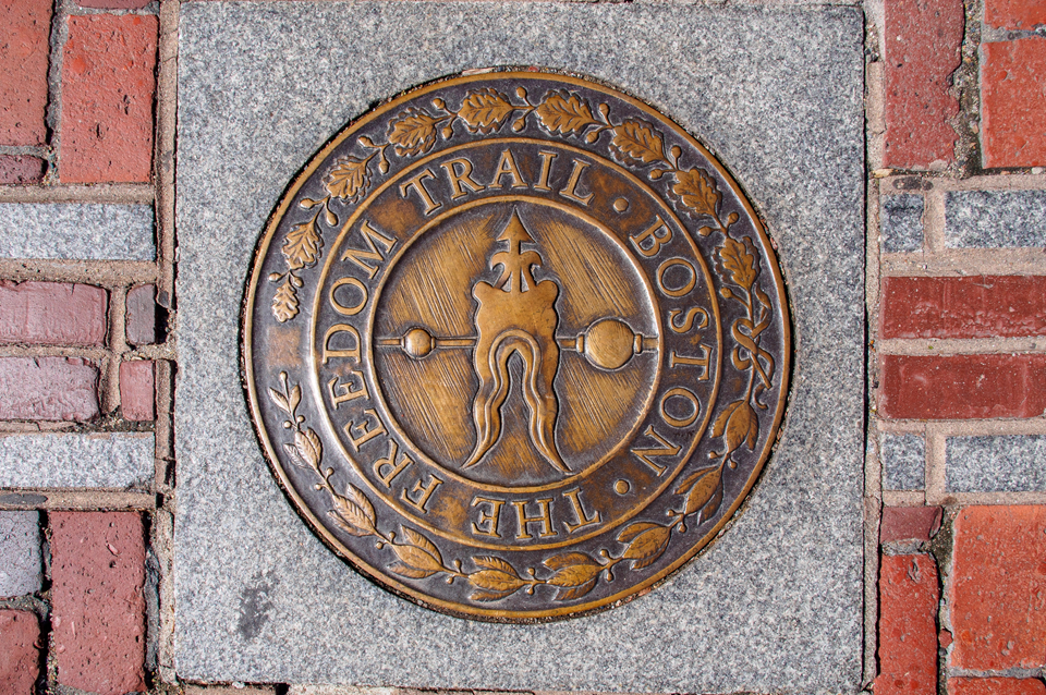 the iconic boston freedom trail