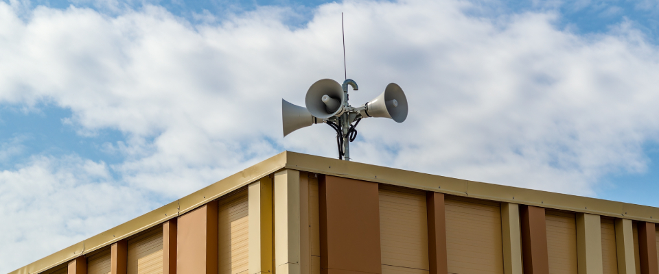 One more essential building safety feature is a PA system.