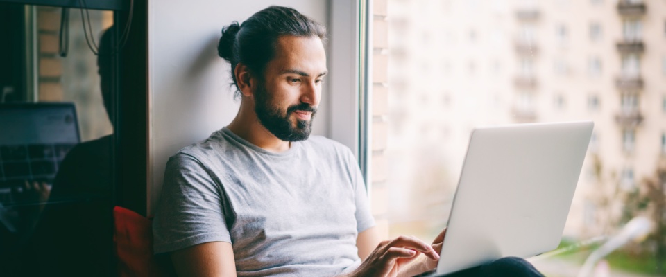 A person looking for renting basics.