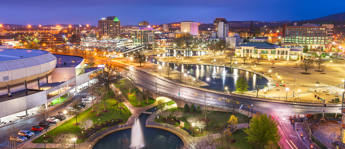view of huntsville alabama with top things to do