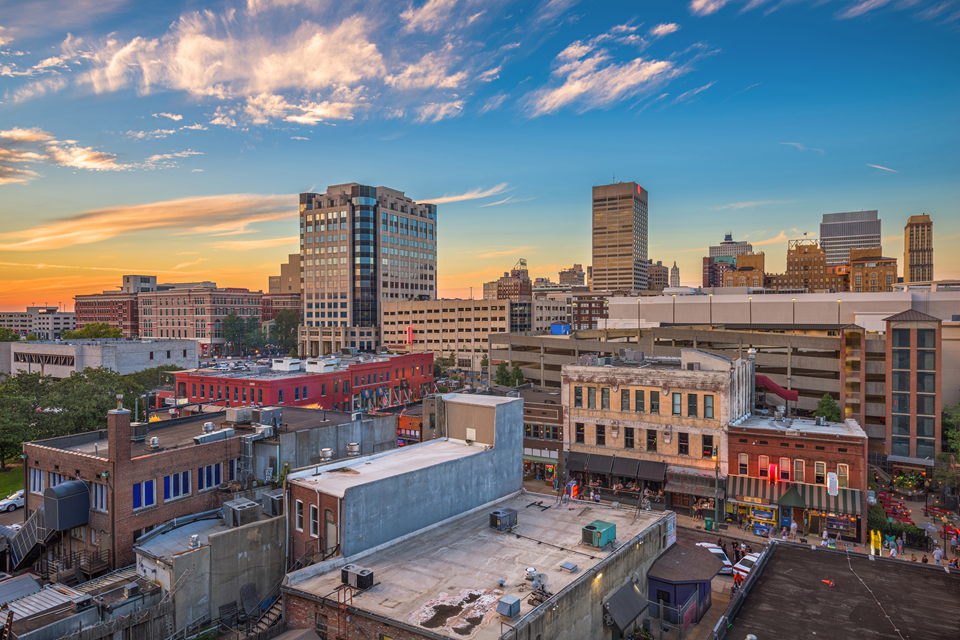view of memphis neighborhoods