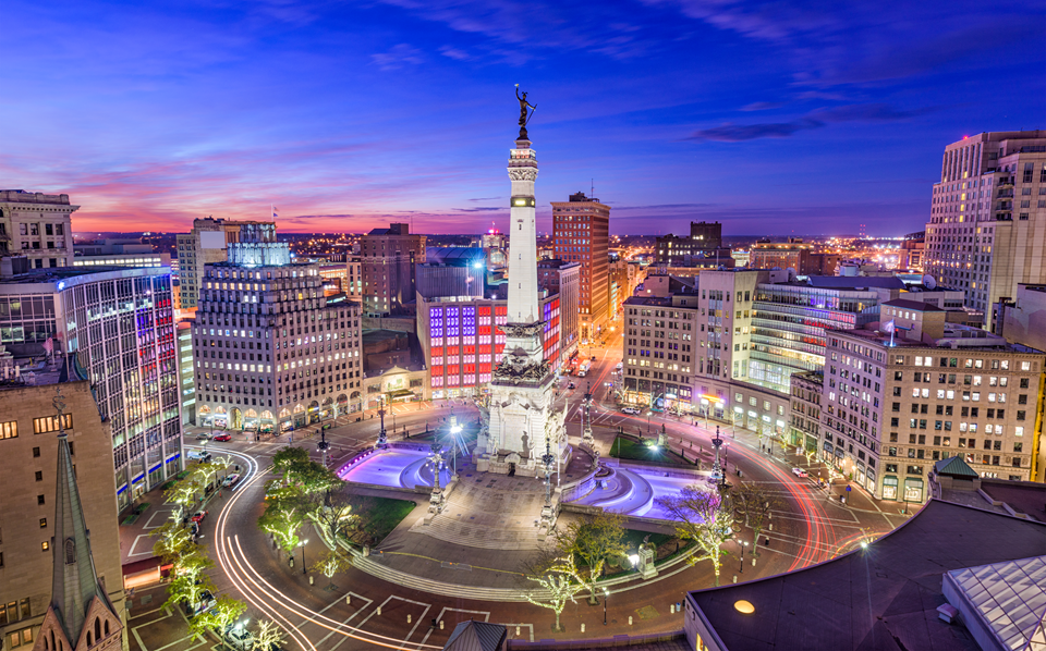 monument circle in indianapolis