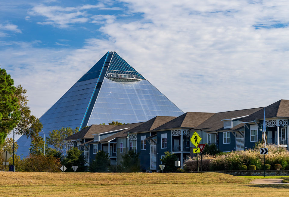 view of the memphis pyramid