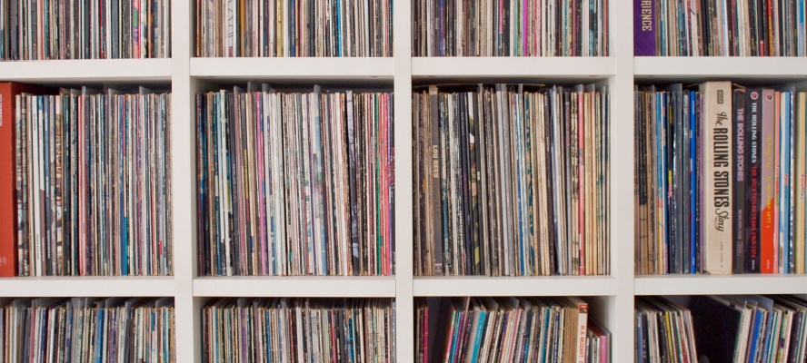 Vinyl collection.