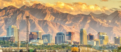 A photo of the skyline in Salt Lake City, where renters should ask these 5 questions before renting an apartment.