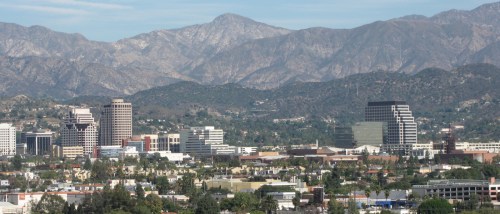 A shot of downtown Burbank, CA, a city where renters should look at these affordable neighborhoods with rents below the city average.
