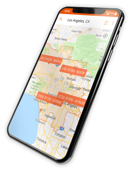 RentCafe mobile apps on smartphones